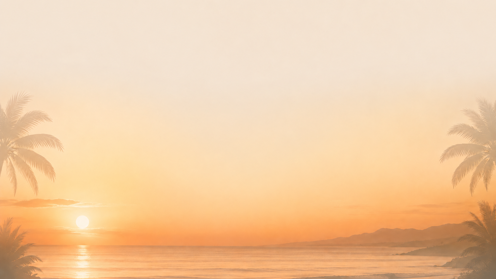 Sunset over the Riviera